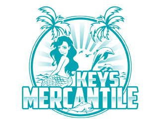Keys Mercantile logo design by DreamLogoDesign