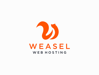 Weasel Web Hosting logo design by DuckOn