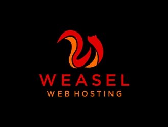 Weasel Web Hosting logo design by DuckOn