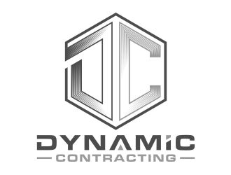 Dynamic Contracting logo design by Artomoro