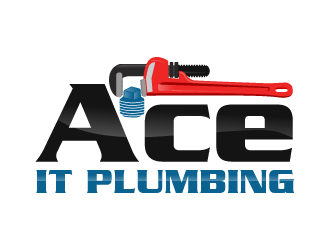 Ace It Plumbing logo design by MUSANG