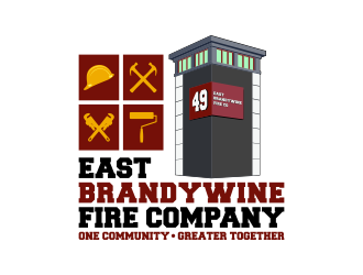 East Brandywine Fire Company  logo design by Kruger