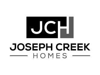 Joseph Creek Homes logo design by DreamCather