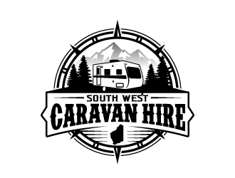 South West Caravan Hire  logo design by jaize