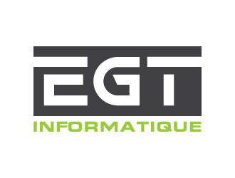 EGT informatique logo design by logogeek