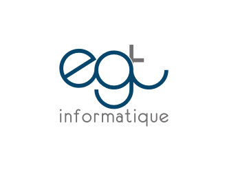 EGT informatique logo design by denfransko