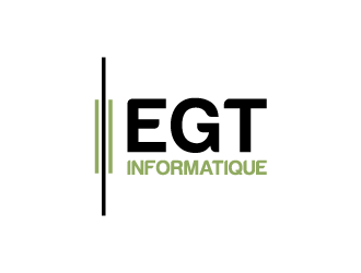 EGT informatique logo design by jafar
