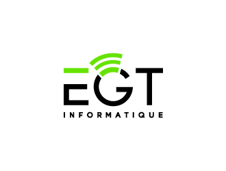 EGT informatique logo design by bluespix