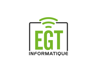 EGT informatique logo design by pionsign