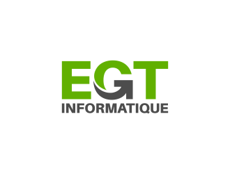 EGT informatique logo design by pionsign