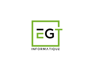 EGT informatique logo design by graphicstar
