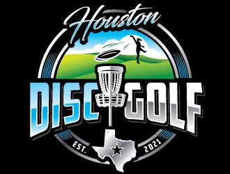 Houston Disc Golf logo design by REDCROW