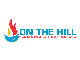 On The Hill Plumbing & Heating Ltd logo design by ElonStark