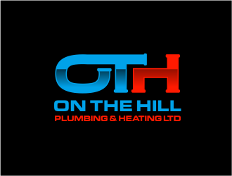 On The Hill Plumbing & Heating Ltd logo design by kimora