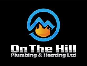 On The Hill Plumbing & Heating Ltd logo design by neonlamp