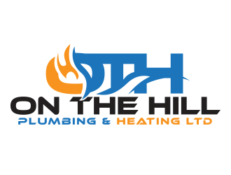 On The Hill Plumbing & Heating Ltd logo design by AB212