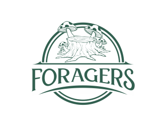 Foragers logo design by veter