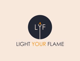 Light Your Flame logo design by GassPoll
