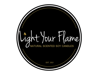 Light Your Flame logo design by coco