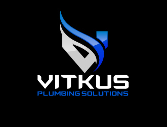 Vitkus Plumbing Solutions  logo design by ElonStark