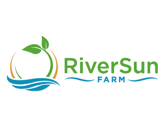RiverSun Farm logo design by cybil