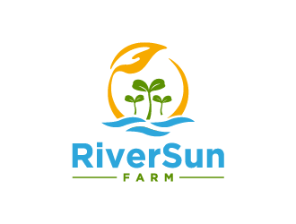 RiverSun Farm logo design by jafar
