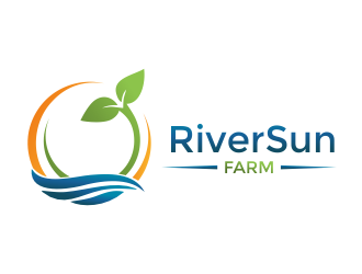 RiverSun Farm logo design by aldesign
