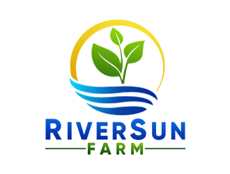 RiverSun Farm logo design by coco