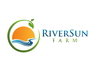 RiverSun Farm logo design by aldesign