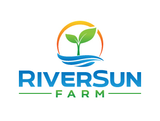 RiverSun Farm logo design by jaize