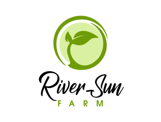 RiverSun Farm logo design by JessicaLopes