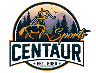 Sports Centaur logo design by LucidSketch