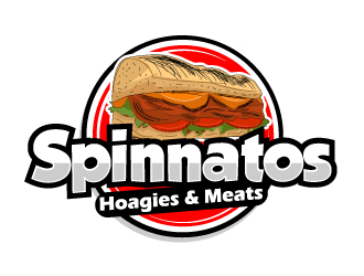   Spinnatos Hoagies & Meats  logo design by ElonStark
