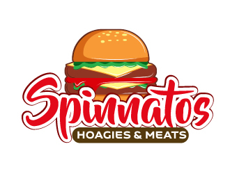   Spinnatos Hoagies & Meats  logo design by ElonStark
