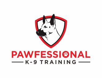 Pawfessional K-9 Training logo design by veter