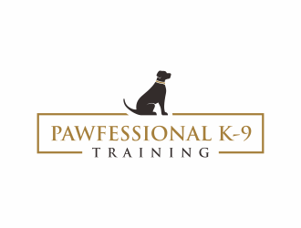 Pawfessional K-9 Training logo design by GassPoll