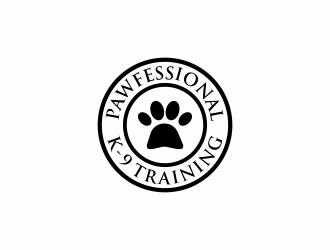 Pawfessional K-9 Training logo design by y7ce
