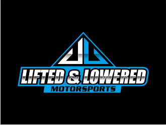 Lifted & Lowered Motorsports logo design by Girly