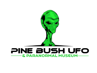 Pine Bush UFO & Paranormal Museum logo design by ElonStark