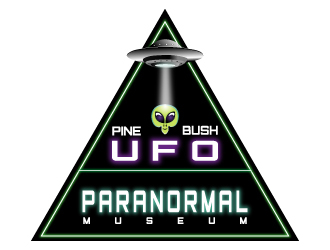 Pine Bush UFO & Paranormal Museum logo design by Suvendu