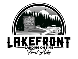 Lakefront Landing on Tims Ford Lake logo design by Suvendu