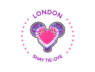 London Shay Tie-Dye logo design by Girly