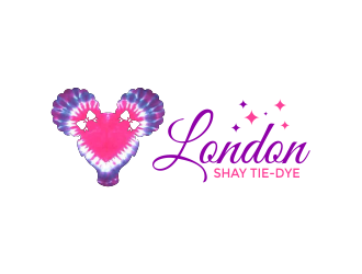 London Shay Tie-Dye logo design by Girly