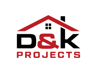 D & K Projects logo design by DreamCather