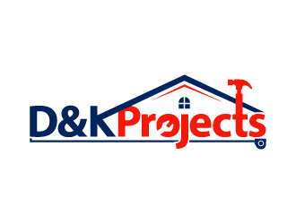 D & K Projects logo design by bluespix