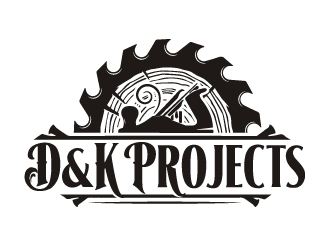 D & K Projects logo design by ElonStark