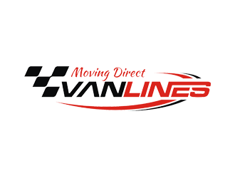 Moving Direct Van Lines logo design by Rizqy