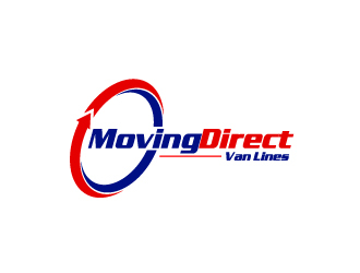 Moving Direct Van Lines logo design by my!dea