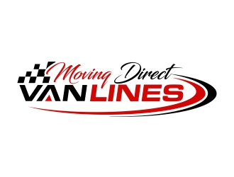 Moving Direct Van Lines logo design by dibyo