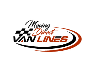 Moving Direct Van Lines logo design by sakarep